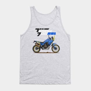 Rally raid bike in Gauloises livery Tank Top